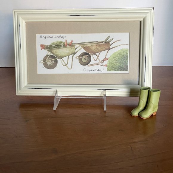 Hallmark Nature's Sketchbook by Marjolein Bastin Framed Print Garden is Calling - Picture 6 of 6